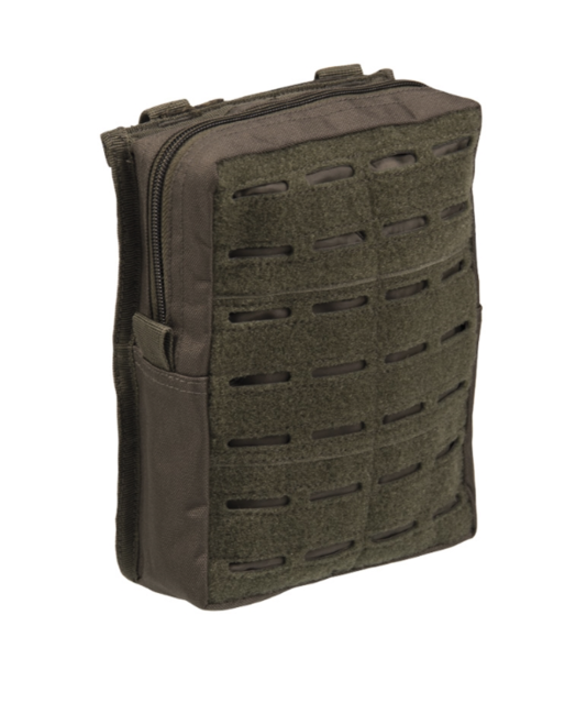 Mil-Tec husă multifuncțională Laser cut Molle mare, oliv