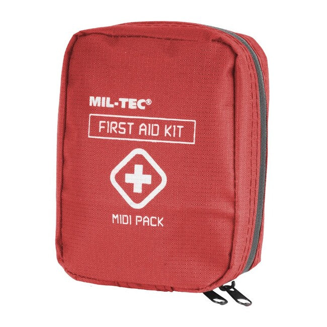 Mil-Tec First Aid Kit Midi trusa de prim ajutor, roșie