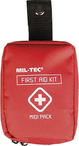 Mil-Tec mini trusa de prim ajutor, roșie