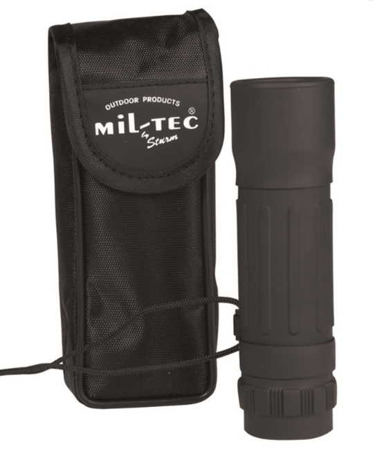 Mil-Tec Monoclu 10x25, negru