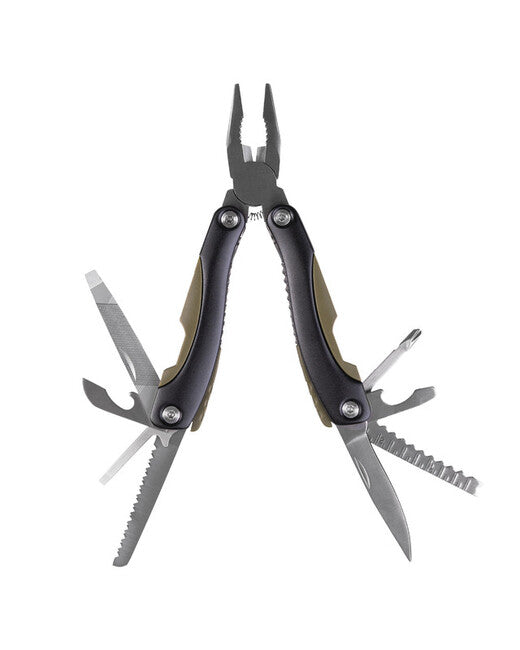 Mil-Tec multitool black green, negru/verde