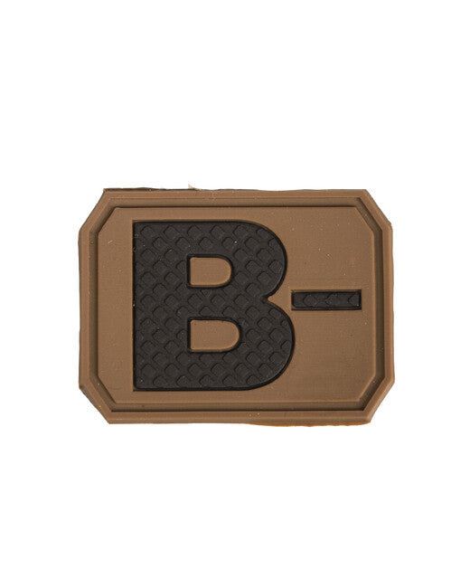 Mil-Tec 3D emblemă pe bandă velcro grup sangvin B-, coyote