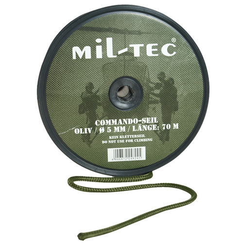 Mil-Tec COMMANDO coardă 5MM, OD (70M)