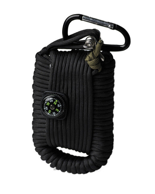 Mil-Tec set paracord supraviețuire mare, negru