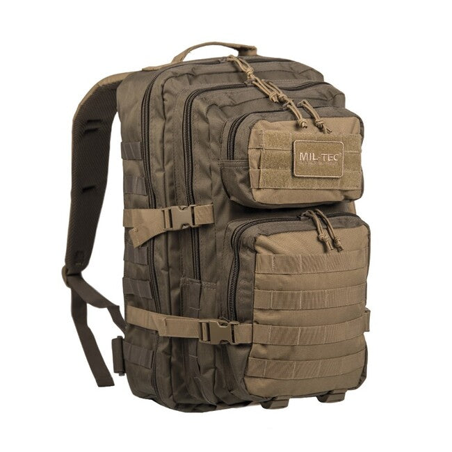 Mil-Tec US ASSAULT rucsac mare, RANGER GREEN/COYOTE