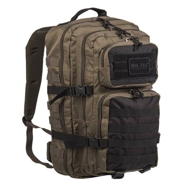 Mil-Tec RANGER US ASSAULT rucsac mare, verde-negru