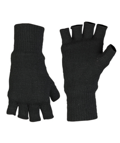 Mil-Tec Thinsulate™ mănuși tricotate fără degete, negre