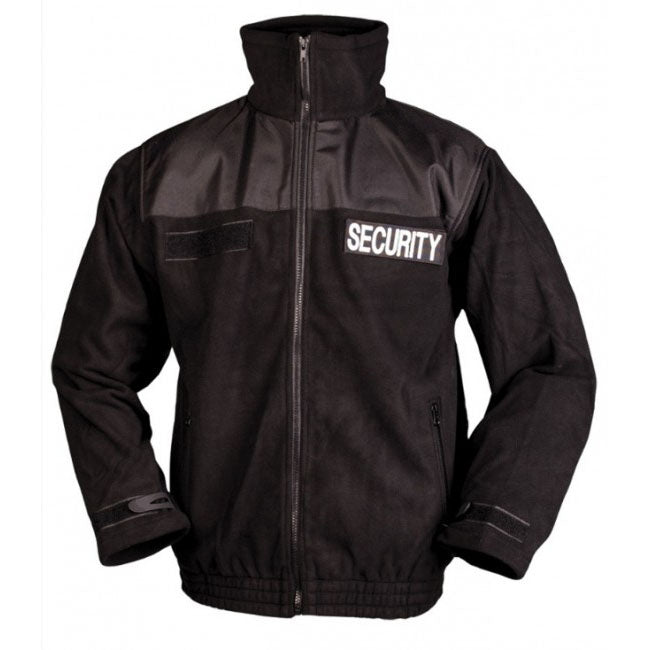 Mil-Tec hanorac fleece Security, negru