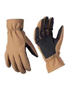 Mil-Tec mănuși softshell Thinsulate™, dark coyote
