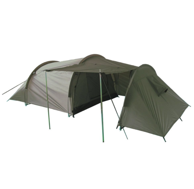 Mil-Tec cort cu vestibul pentru 3 persoane, oliv, 415 x 180 cm x 120 cm