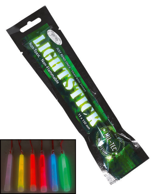 Mil-Tec STD baton luminos chimic 15x150 tip US, alb, luminozitate 8h