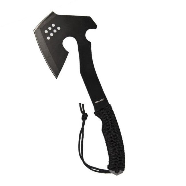 Mil-Tec Tactical topor paracord, negru, 36 cm