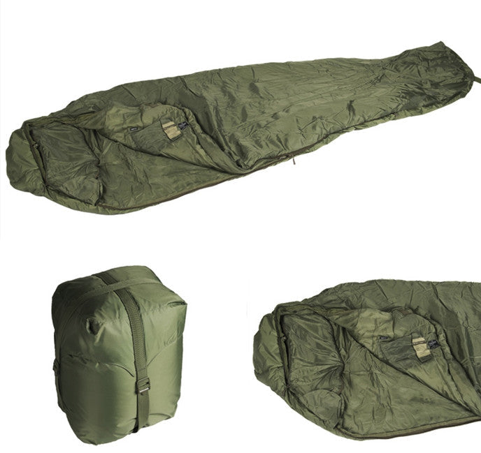 Mil-Tec Tactical T4 sac de dormit, oliv 2/-19 °C