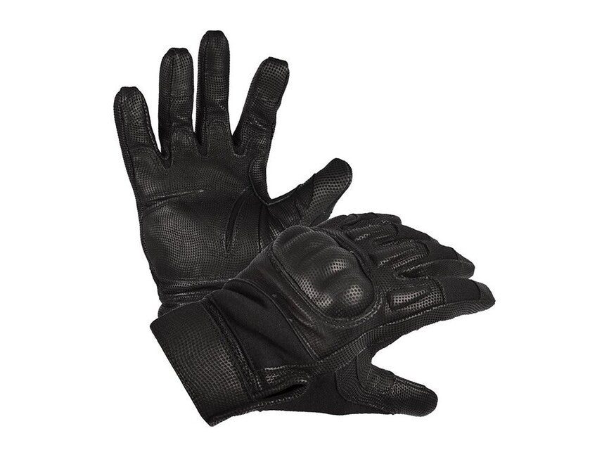 Mil-Tec Action Nomex® mănuși tactice cu protecție articulații, negre