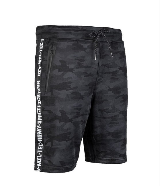 Mil-Tec Training pantaloni de trening pentru bărbați scurți, Dark camo