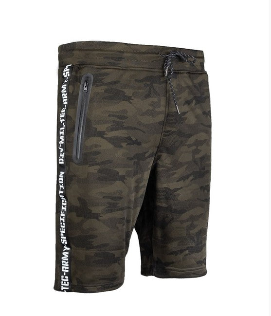 Mil-Tec Training pantaloni de trening pentru bărbați scurți, Woodland