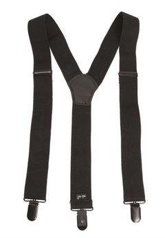 Mil-Tec clip bretele pentru pantaloni, negri