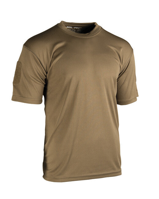 Mil-Tec QUICK DRY tricou tactic cu mânecă scurtă, coyote