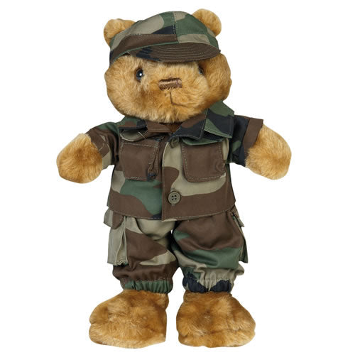 Mil-Tec uniformă ursuleț de pluș pentru mic, woodland