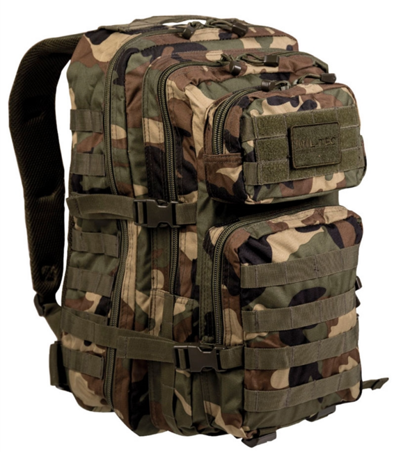 Mil-Tec rucsac US Assault Large Woodland, 36L