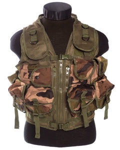 Mil-Tec vestă tactică 9 buzunare cce tarn
