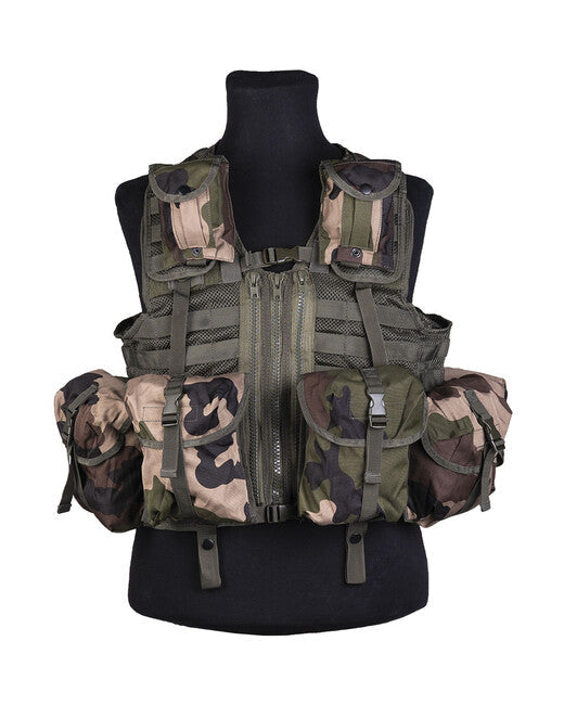 Mil-Tec MODULAR SYSTEM vestă tactică cu 8 buzunare, cce tarn