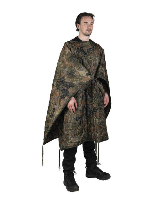 Mil-Tec inserție pentru pelerină flecktarn, 210 x 150 cm