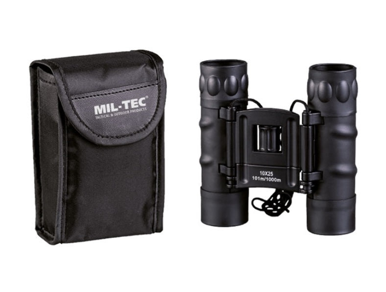 Mil-Tec Gen.II 10x25 binoclu, negru