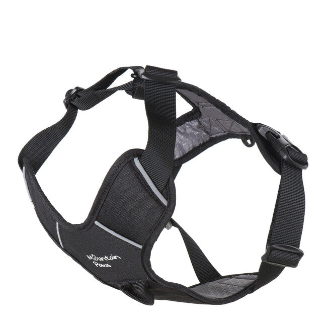 Mountain Paws Dog Harness ham căptușit pentru câini, negru, mic