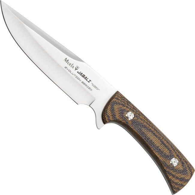 MUELA Jabali cuțit cu lamă fixă Micarta Mustard