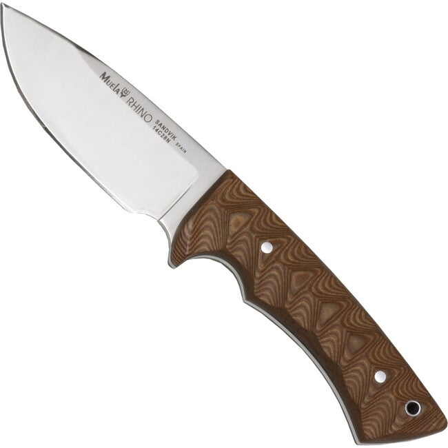 MUELA Rhino cuțit cu lamă fixă Micarta, sand