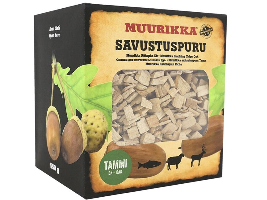Muurikka cips de afumare stejar, 550g