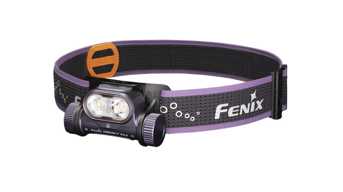 Fenix HM65R-T V2.0 lanternă frontală reîncărcabilă, violet închis