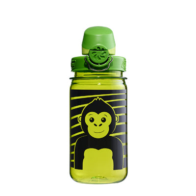 Nalgene Grip-n-Gulp Sustain sticlă de apă pentru copii, green monkey, 0,35 L