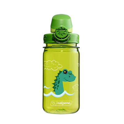 Nalgene Grip-n-Gulp Sustain sticlă de apă pentru copii, green nessie, 0,35 L