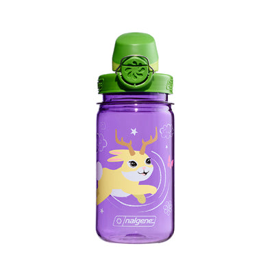 Nalgene Grip-n-Gulp Sustain sticlă de apă pentru copii 0,35 L, purple jackalope