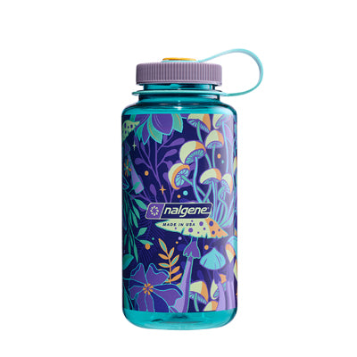 Nalgene WM Sustain sticlă 1 L, botanical mushrooms