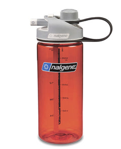 Nalgene Multi Drink Sustain sticlă pentru băut 0,6 l, roșie