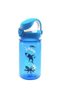 Nalgene OTF Kids Sustain sticlă pentru copii 0,35 l, blue chomp