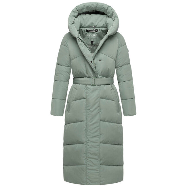 Navahoo EISBLICK geacă lungă de iarnă pentru femei, smokey mint