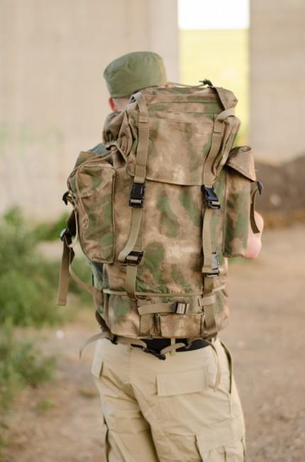 MFH BW rucsac impermeabil model HDT-camo FG 65L