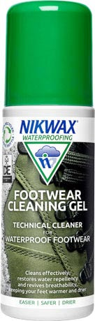 Nikwax Footwear Cleaning Gel de curățare cu perie pentru încălțăminte sportivă, 125ml