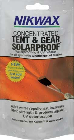 Nikwax Tent & Gear Solar Proof Concentrate produs de impermeabilizare pentru corturi și echipament outdoor concentrat, 125ml