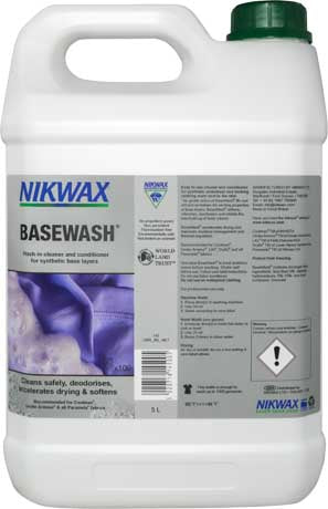 Nikwax BaseWash detergent pentru îmbrăcăminte funcțională 5l