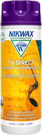 Nikwax TX.Direct Wash-In detergent pentru îmbrăcăminte impermeabilă, 300ml