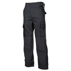 MFH Professional Commando Smock pantaloni Rip stop, negri