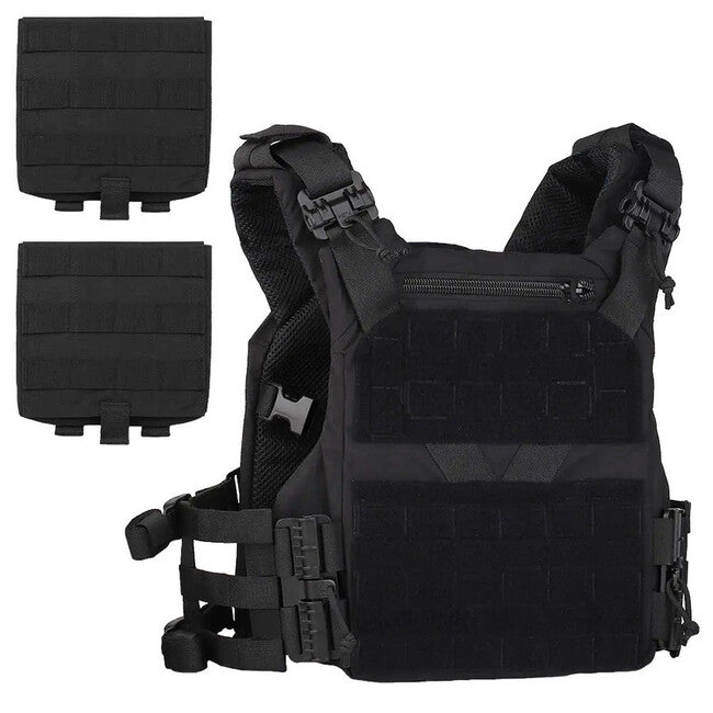 DRAGOWA Sentinel purtător de plăci tactică, negru