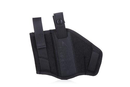 Falco toc curea pentru armă cu rezervor compatibil cu pistolul Glock 17, negru drept