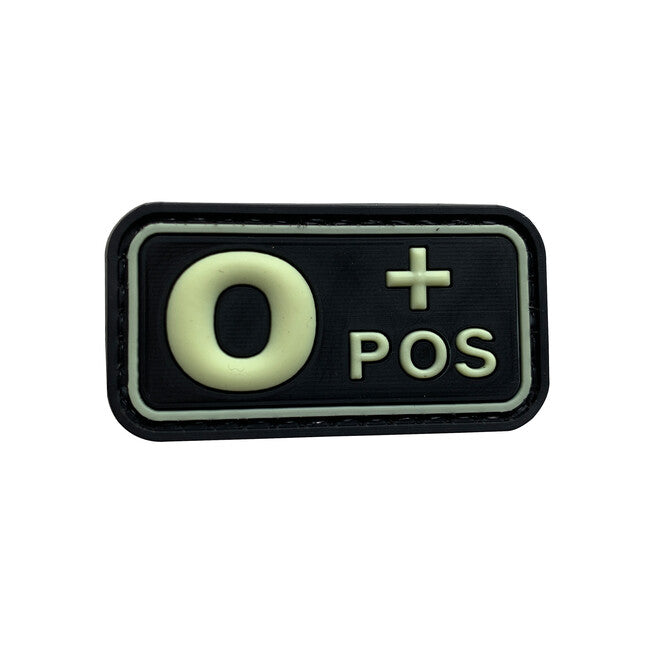 WARAGOD O POS emblemă PVC Glow in the Dark Patch
