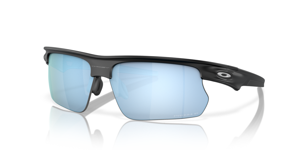Oakley BISPHAERA ochelari de soare cu ramă Matte Black și lentile Prizm Deep Water Polarized, 68